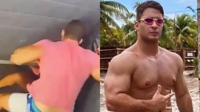 Família de Igor Cabral, o “bombado do elevador”, pede para viver sem perseguições após pichações e ameaças